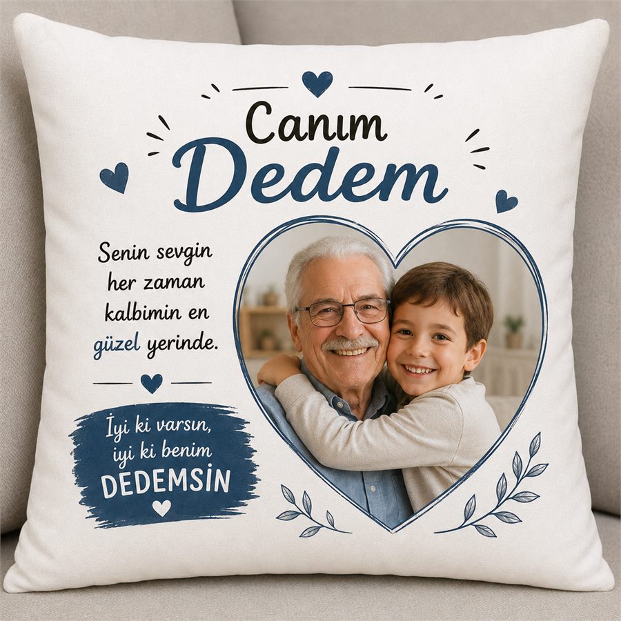 Dedeye Özel Esprili Yastık