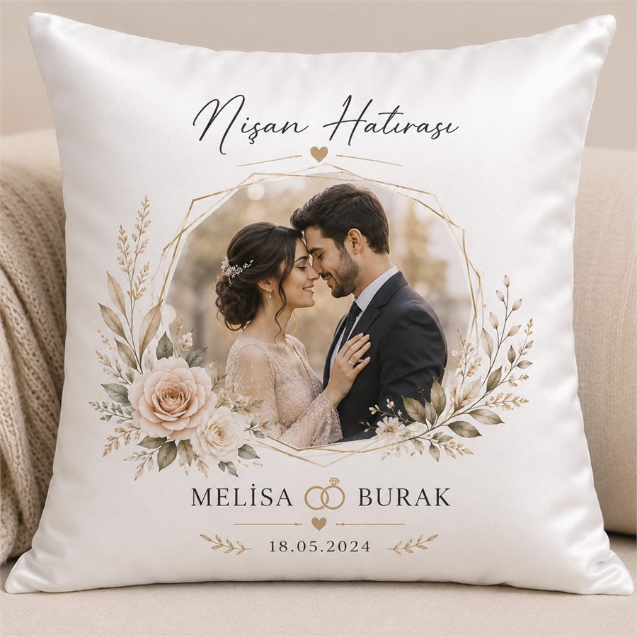 Nişan Hatırası Yastık