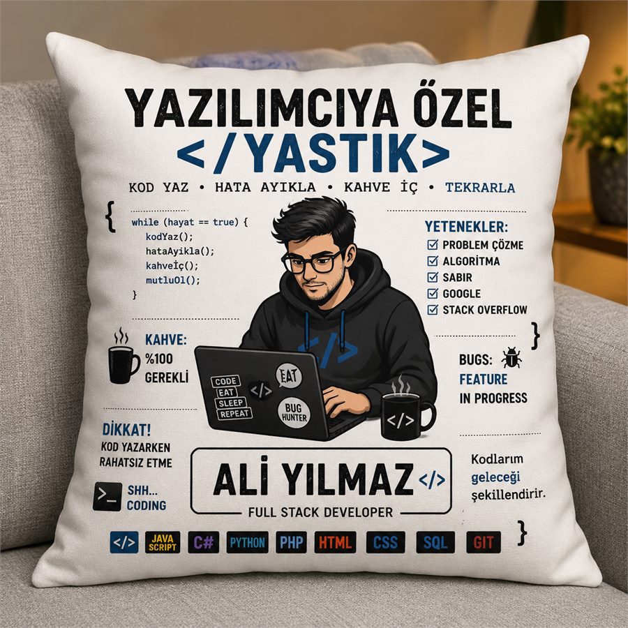 Yazılımcıya Özel Yastık