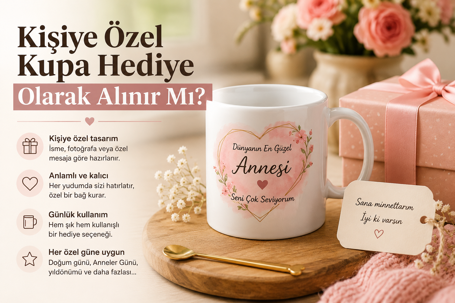 Kişiye Özel Kupa Hediye Olarak Alınır Mı?