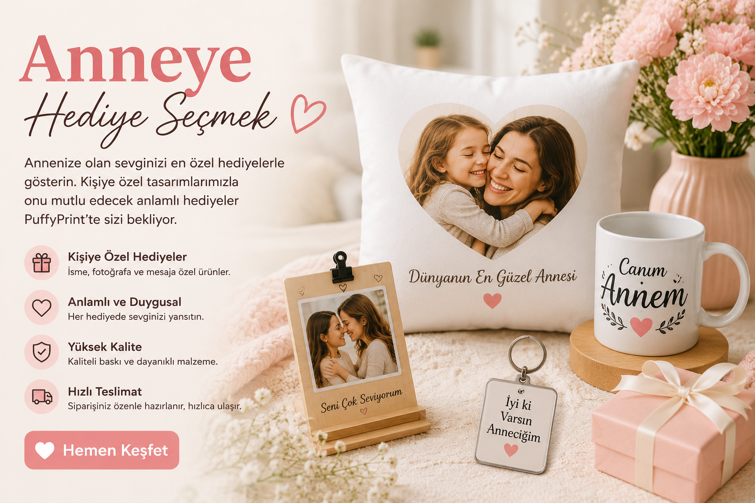 Anneye Alınabilecek En Anlamlı Hediyeler